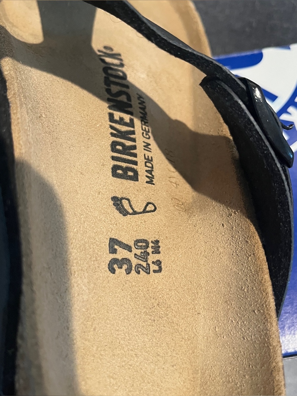 Birkenstock Women’s Gizeh Sandals Black Size 37 EU 6 US - Picture 10 of 13